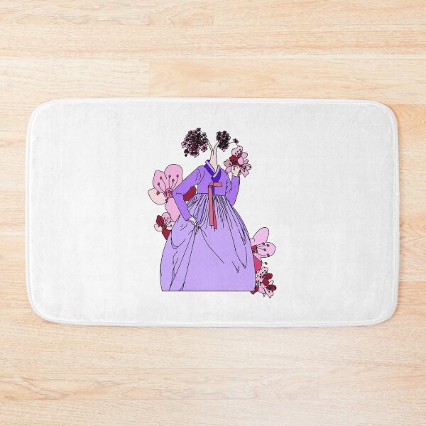Item preview, Korean Hanbok and Cherry Blossoms designed and sold by colormetabby.