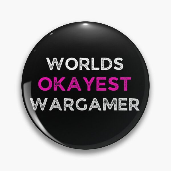 Item preview, World's Okayest Wargamer, Funny Tabletop Gaming (pink) designed and sold by NerdyChibi.