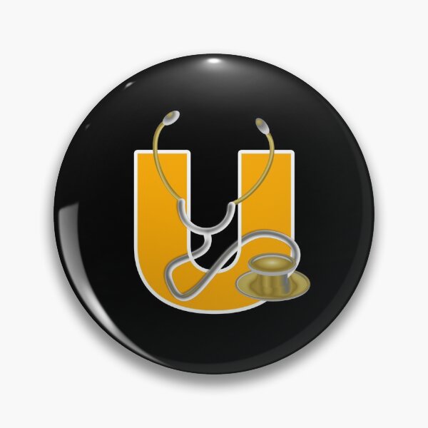 Item preview, md, doctor, letter u, alphabet designed and sold by doctors-apparel.