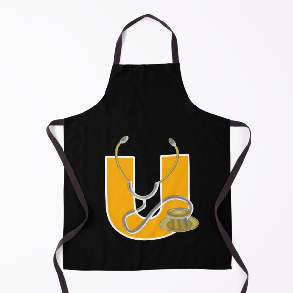 Item preview, md, doctor, letter u, alphabet designed and sold by doctors-apparel.