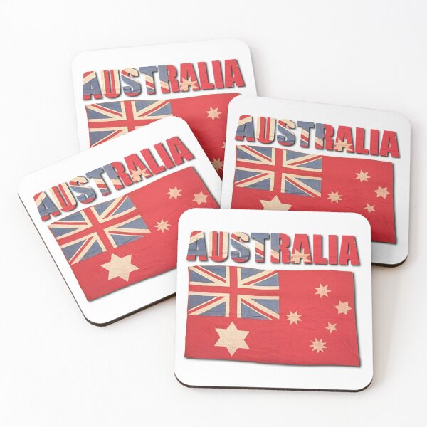 Item preview, Australia with the Red Ensign Flag designed and sold by TheKingdomAttic.