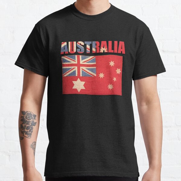 x13 Colours Oz Auzzie Surf Commonwealth Cricket Australian Flag Mens T-Shirt 