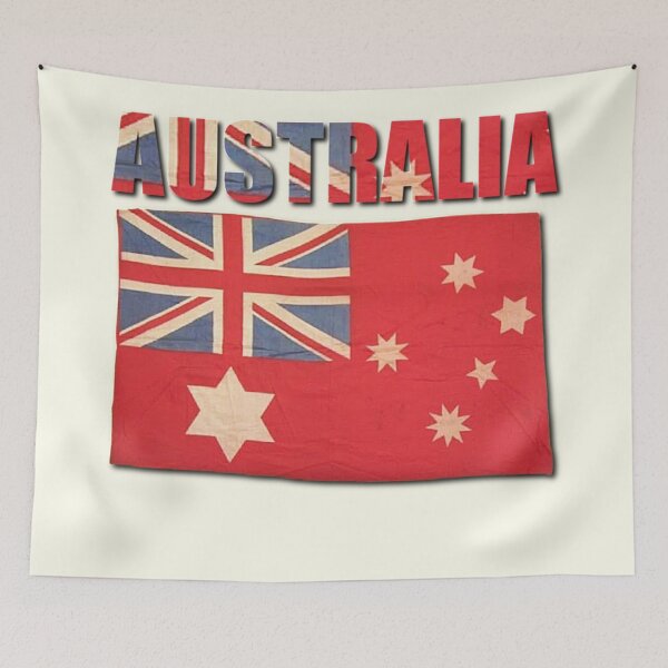 Item preview, Australia with the Red Ensign Flag designed and sold by TheKingdomAttic.