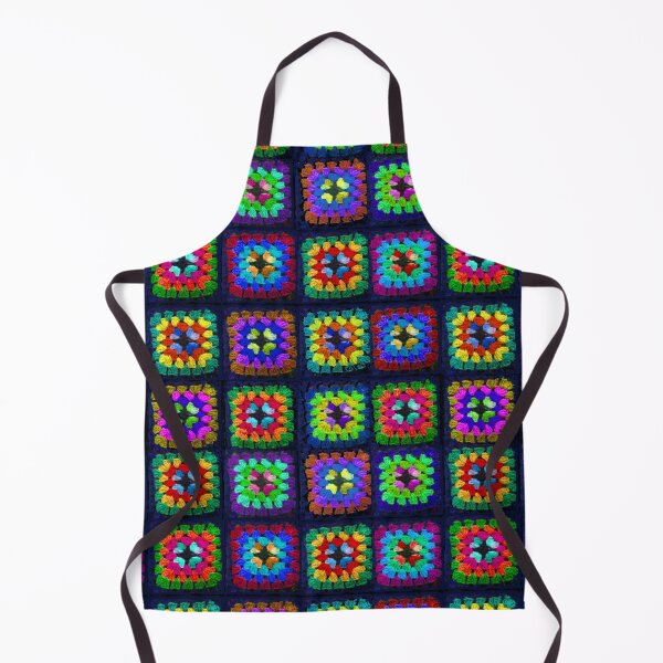 Item preview, Vintage Granny Squares Print designed and sold by Sister Jo Bangles.