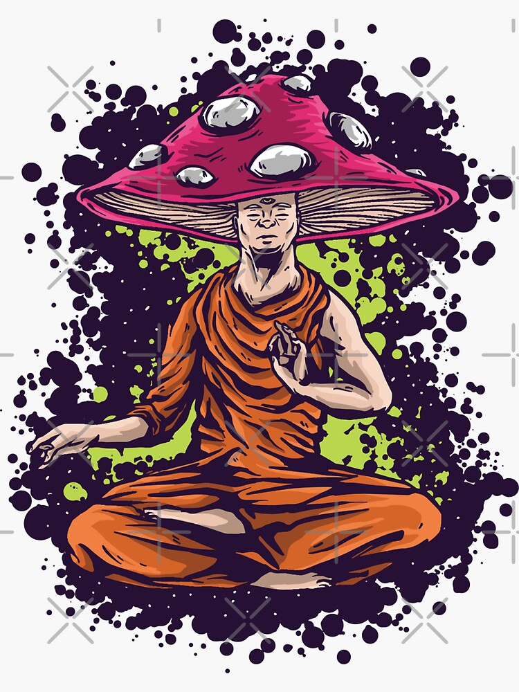Sticker Bouddha Zen - Magic Stickers
