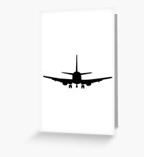 Plane aviation Greeting Card