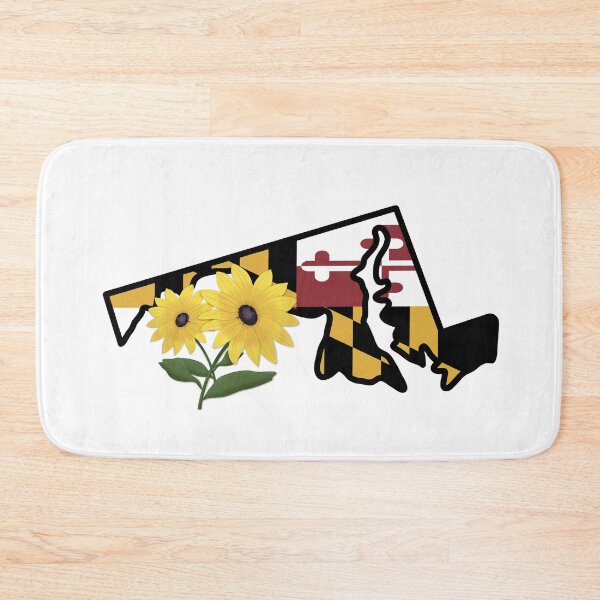 Item preview, State of Maryland Flag with State Flower Black Eyed Susan designed and sold by Gsallicat.