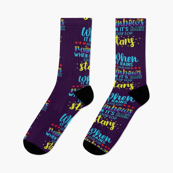 Item preview, When It Rains Look For Rainbows When It's Dark Look For Stars designed and sold by goodguy53.