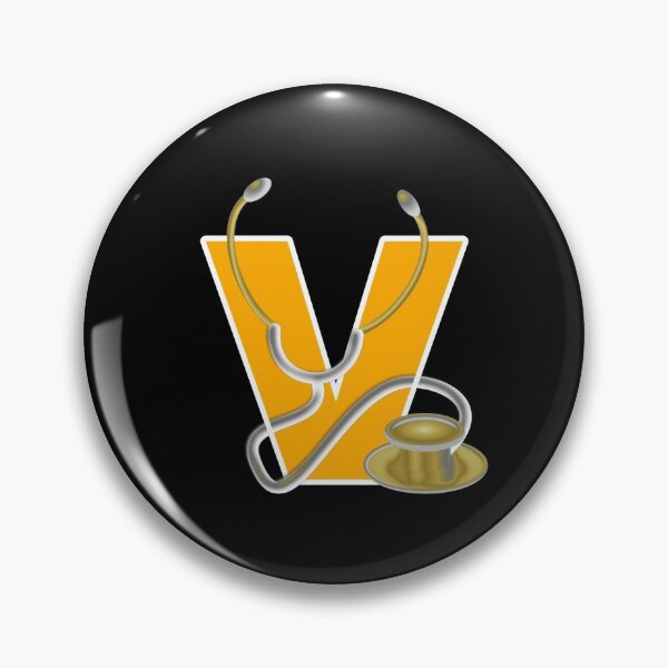 Item preview, md, doctor, letter v, alphabet designed and sold by doctors-apparel.