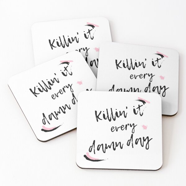 Item preview, Killin' It Every Damn Day Graphic designed and sold by Marie  Labradore.