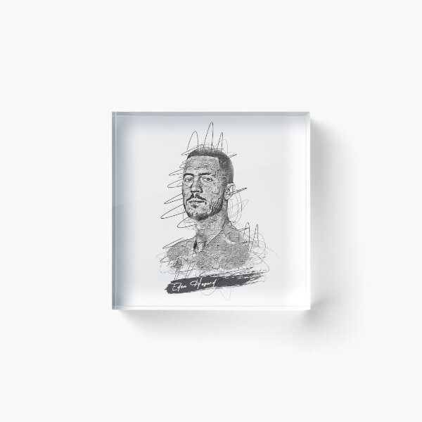Aperçu de l'œuvre Esquisse abstraite d'Eden Hazard, Eden Michael Hazard, caricature d'Eden Hazard créée et vendue par graphic-genie.