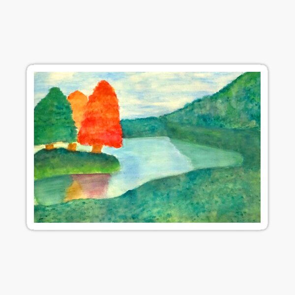 Autumn Lakes Sticker