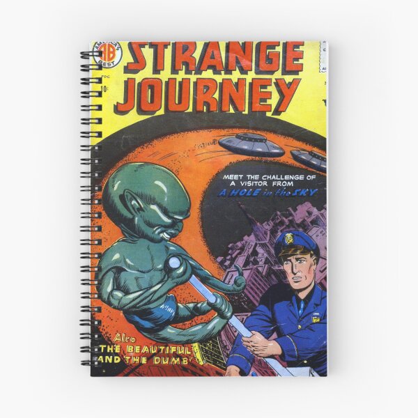 Item preview, Vintage golden age horror comic book Strange Journey designed and sold by beachcamper.