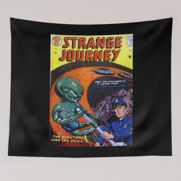Item preview,  Vintage golden age horror comic book Strange Journey  designed and sold by beachcamper.