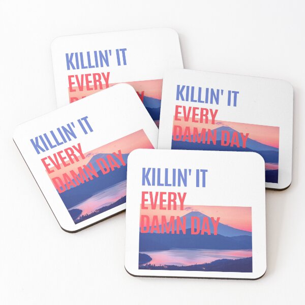 Item preview, Killin' It Every Damn Day Graphic designed and sold by Marie  Labradore.