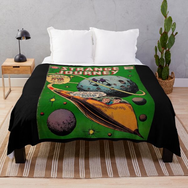 Item preview, Vintage golden age horror comic book Strange Journey  designed and sold by beachcamper.