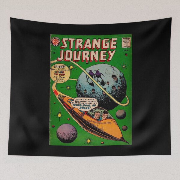 Item preview, Vintage golden age horror comic book Strange Journey  designed and sold by beachcamper.