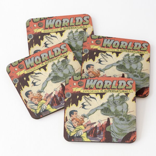 Item preview, Vintage golden age horror comic book Forbidden Worlds. designed and sold by beachcamper.