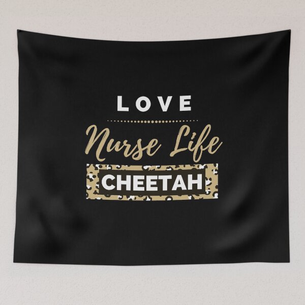 Item preview, Love Nurse Life Cheetah designed and sold by healthybrains.