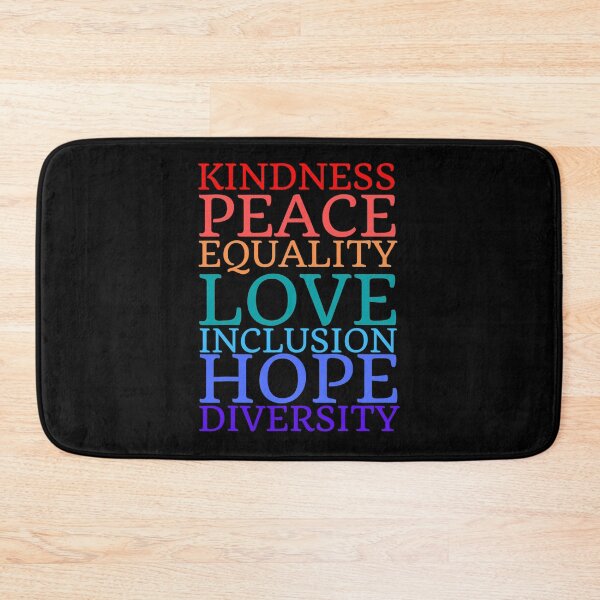 Item preview, Human Rights Peace Love Inclusion Equality Diversity designed and sold by MaudeKesslon.