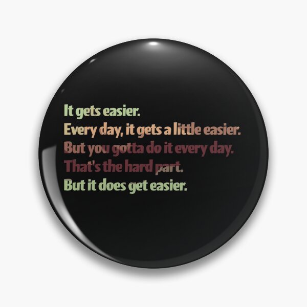 Item preview, It gets easier  designed and sold by Introvert Retrospective.