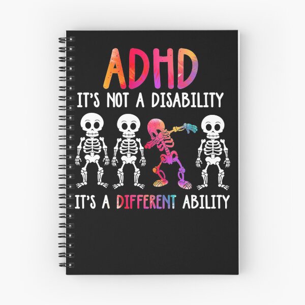 Item preview, Adhd Its Not Disability Its A Different Ability Skeleton designed and sold by MaudeKesslon.