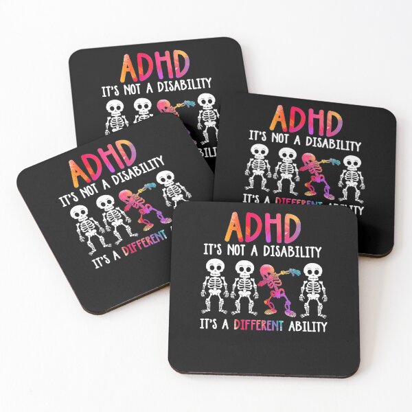 Item preview, Adhd Its Not Disability Its A Different Ability Skeleton designed and sold by MaudeKesslon.