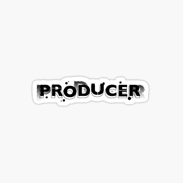 Film crew. Producer. Sticker
