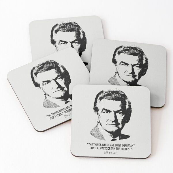 Item preview, Bob Hawke Quote (Worn Look) designed and sold by politicalamity.