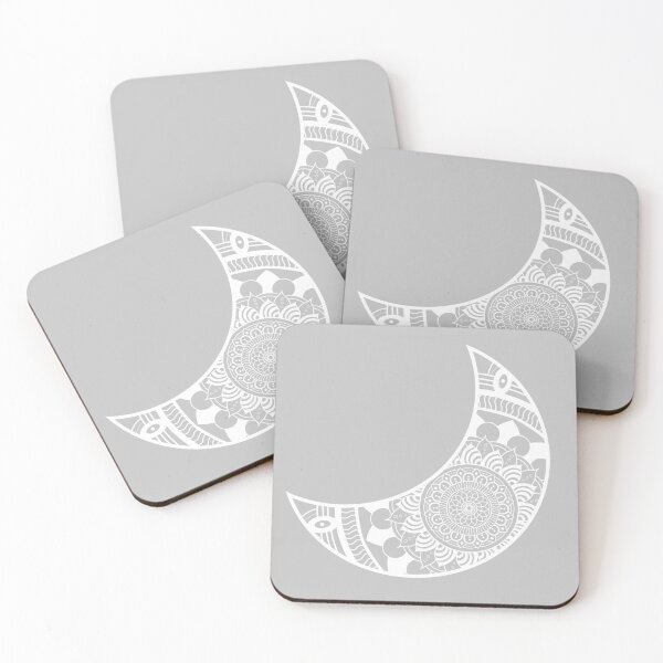 Item preview, Moon Mandala - White designed and sold by TheeForestFox Shop.