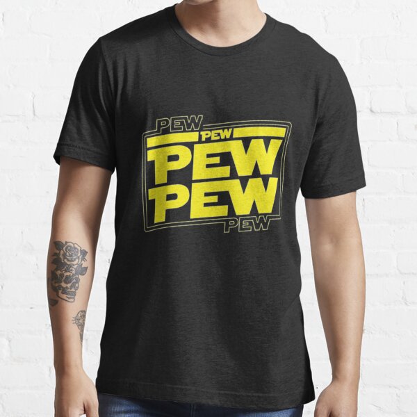 Best Pew Pew Wars | Funny Sci-fi Space Star Noises Science for Geek Men Women Essential T-Shirt