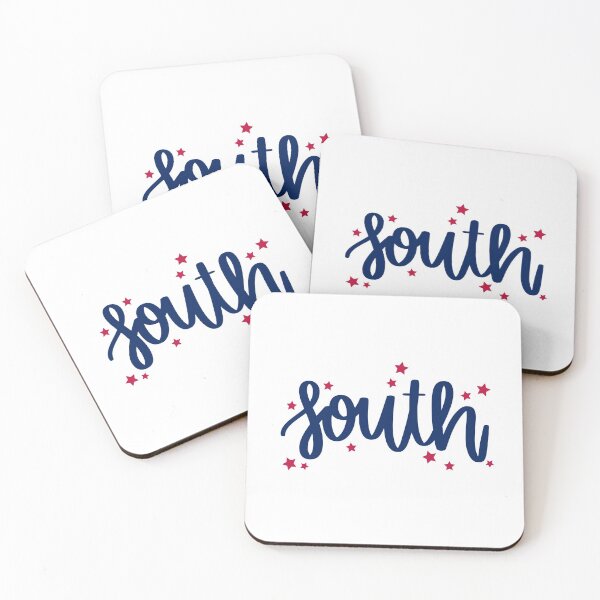 Item preview, Cursive Navy South with Red Stars designed and sold by gbreshears.