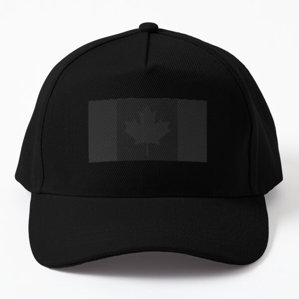 Cap for Sale mit Kanada Flagge Blackout Stealth von Cestus Redbubble