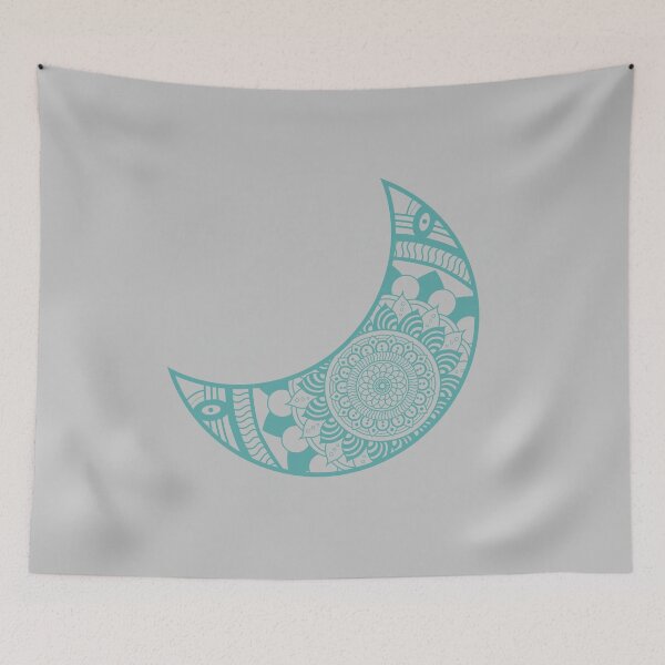 Item preview, Moon Mandala - Teal designed and sold by TheeForestFox Shop.
