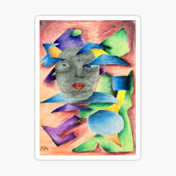Geometric Facet Sticker