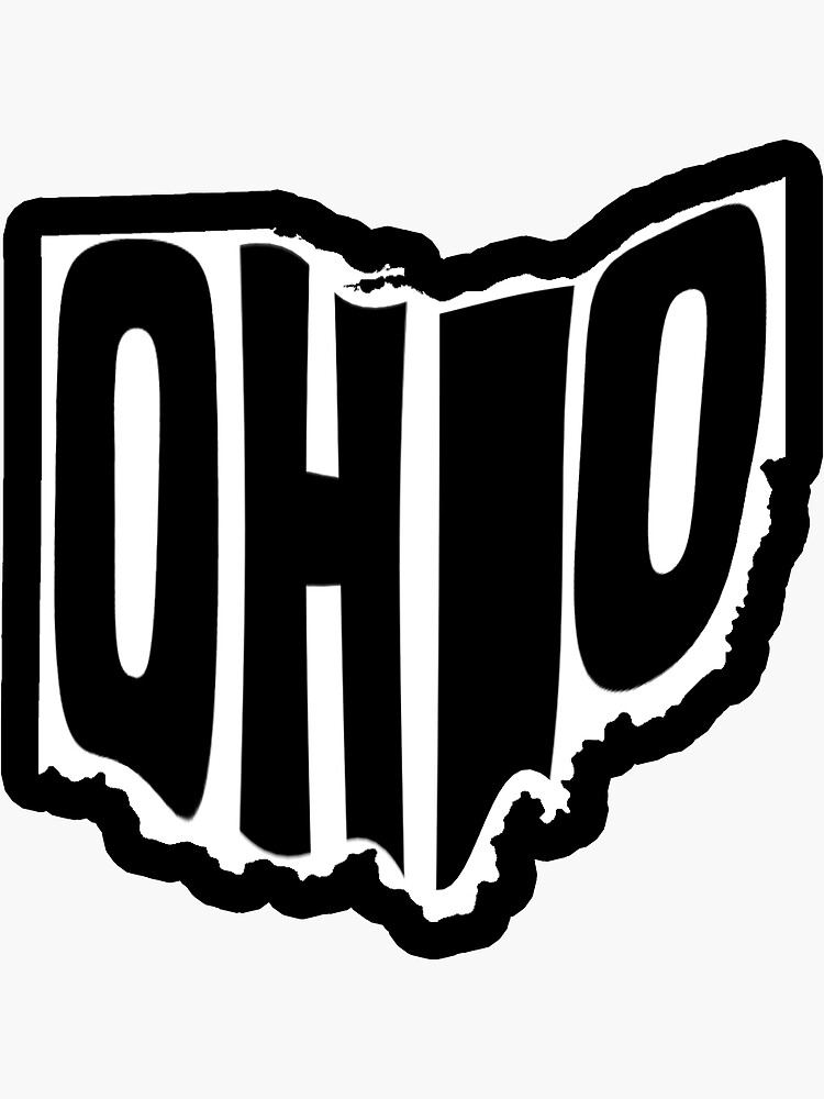"Ohio" Sticker by baileymincer Redbubble