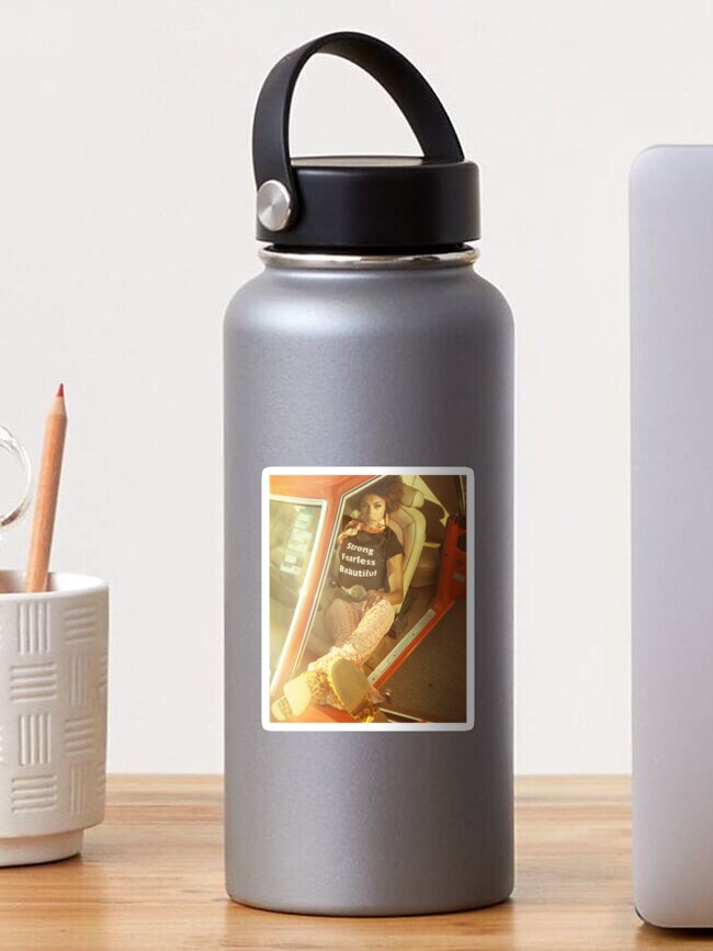 Thumbnail 1 of 3, Sticker, Strong, Fearless, Beautiful designed and sold by CoffeeCupLife2.