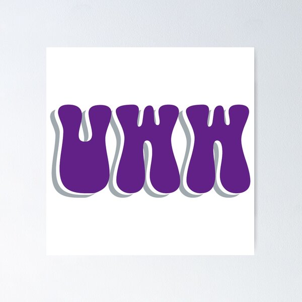 United World Wrestling UWW Logo University of Wisconsin Whitewater Pin | Redbubble