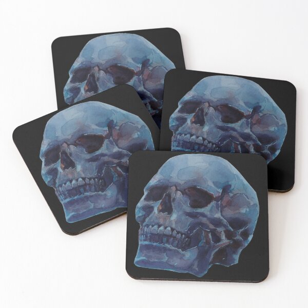 Item preview, Blue skull designed and sold by ivanaaguayo.