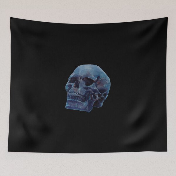 Item preview, Blue skull designed and sold by ivanaaguayo.