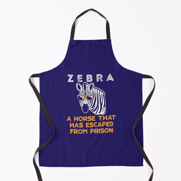 Item preview, Zebra Joke Horse That Escaped From Prison designed and sold by jaygo.