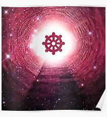 Buddhism (Wheel of Dharma) (Square) Poster
