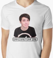 DANISNOTONFIRE Men's V-Neck T-Shirt