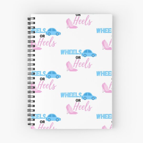 Item preview, Wheels or heels | gender reveal sticker designed and sold by Canfy Girl.