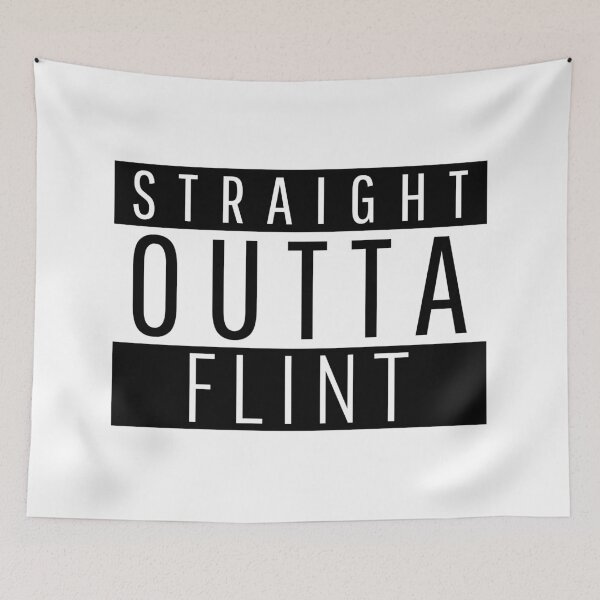 Item preview, Straight Outta Flint Michigan  designed and sold by Teelogic.