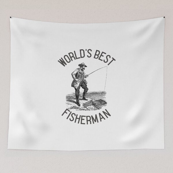 Item preview, Worlds Best Angler Fisherman designed and sold by HppyStrngHelthy.