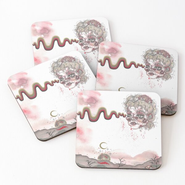 Item preview, Blood Moon Rising - Zombie Illustration designed and sold by Molly-Lenore.