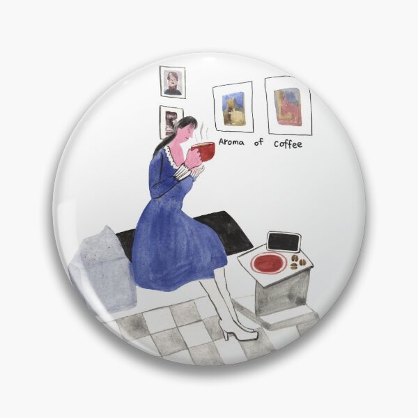 Item preview, Woman drinking coffee designed and sold by minigold.