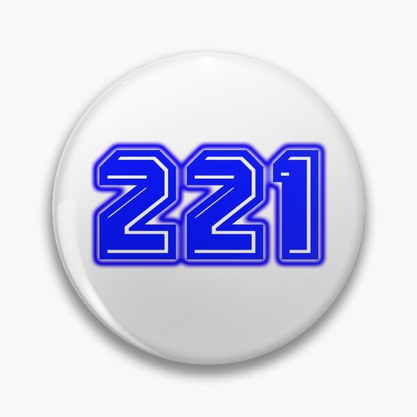 Item preview, Blue Number 221 designed and sold by sport-blue.