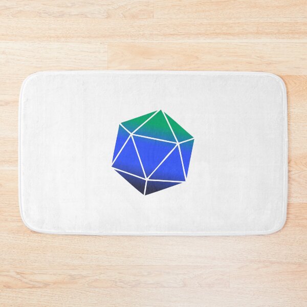 Item preview, Beau Inspired Blue/Green D20 designed and sold by dysfnctnlysane.
